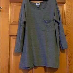 Grey 3/4 Length Sleeve Old Navy Knit